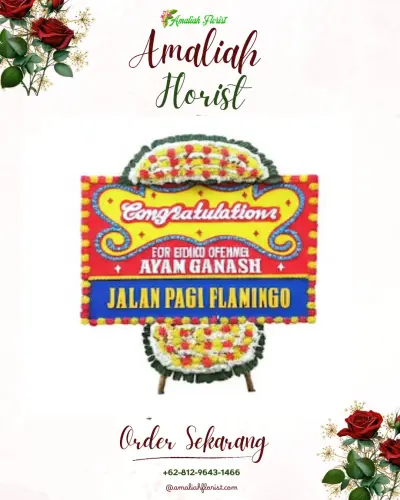 Bunga Papan Congratulation di Mangkupalas